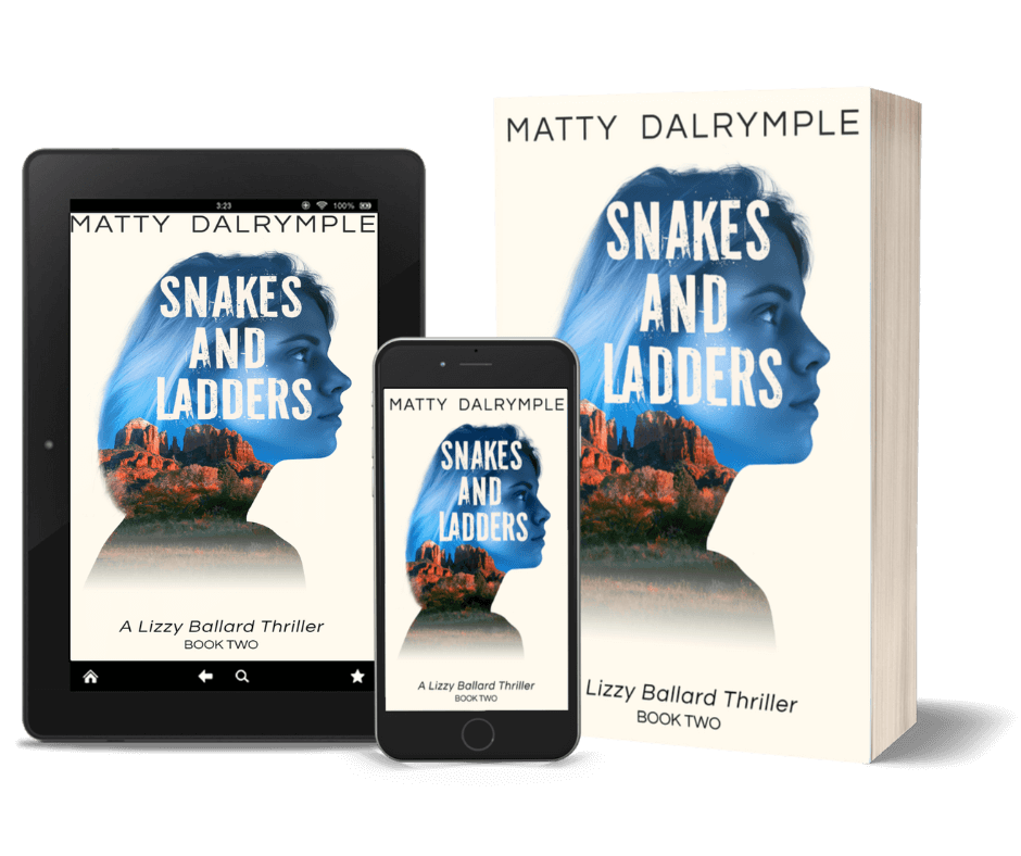 Snakes and Ladders shown in ebook, print, and audiobook formats